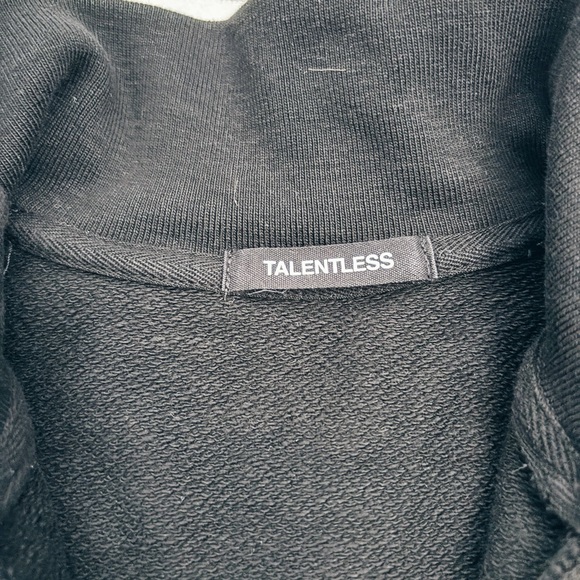Talentless Quarter Zip Sweatshirt-black - Picture 4 of 4